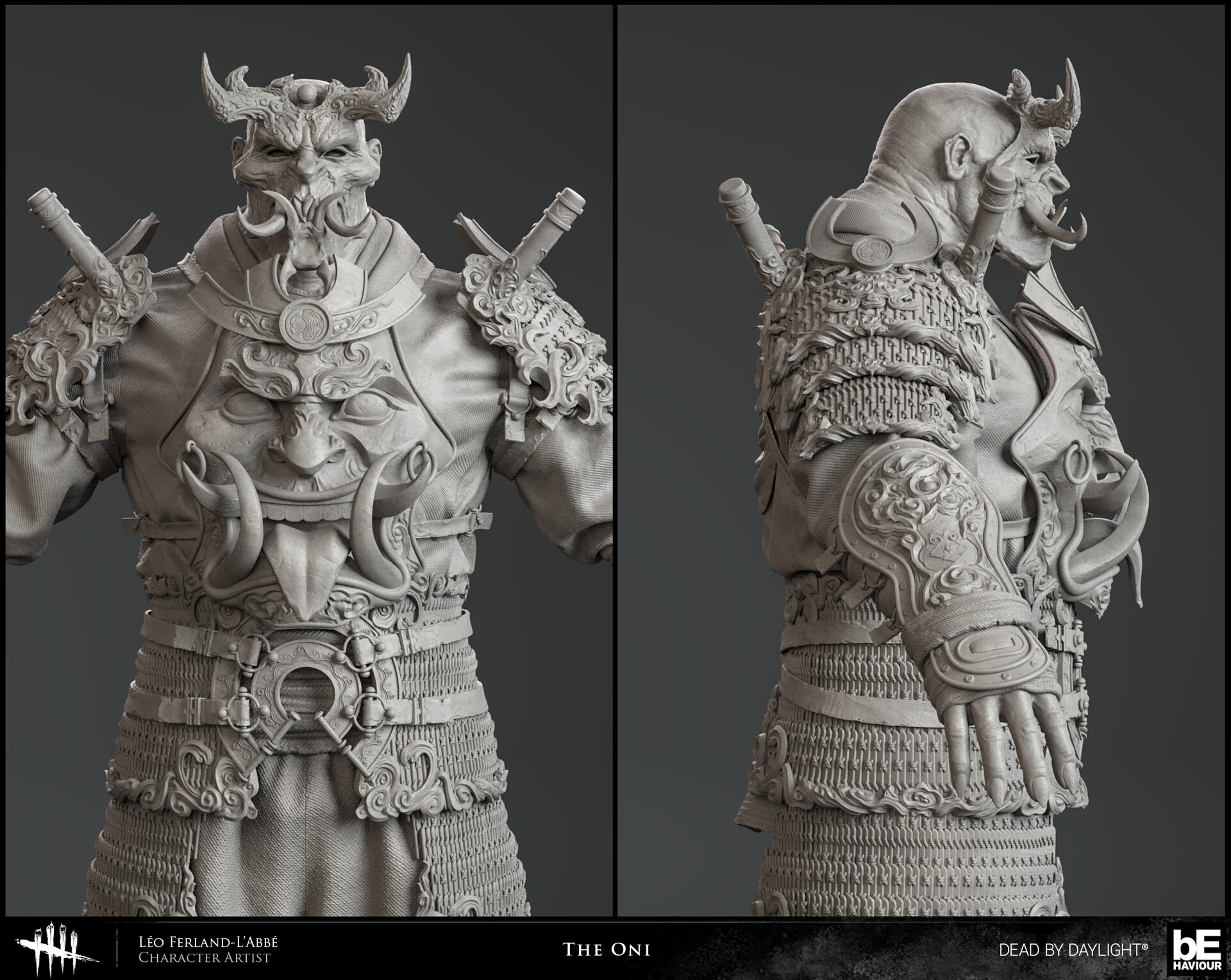 Artstation Dead By Daylight The Oni Leo Ferland L Abbe