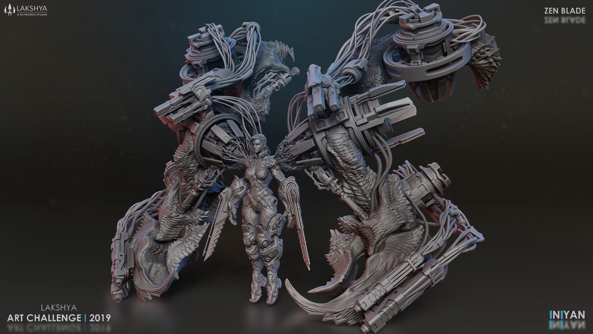 Artstation Zen Blade Aka Electric Leila Iniyan Vijay