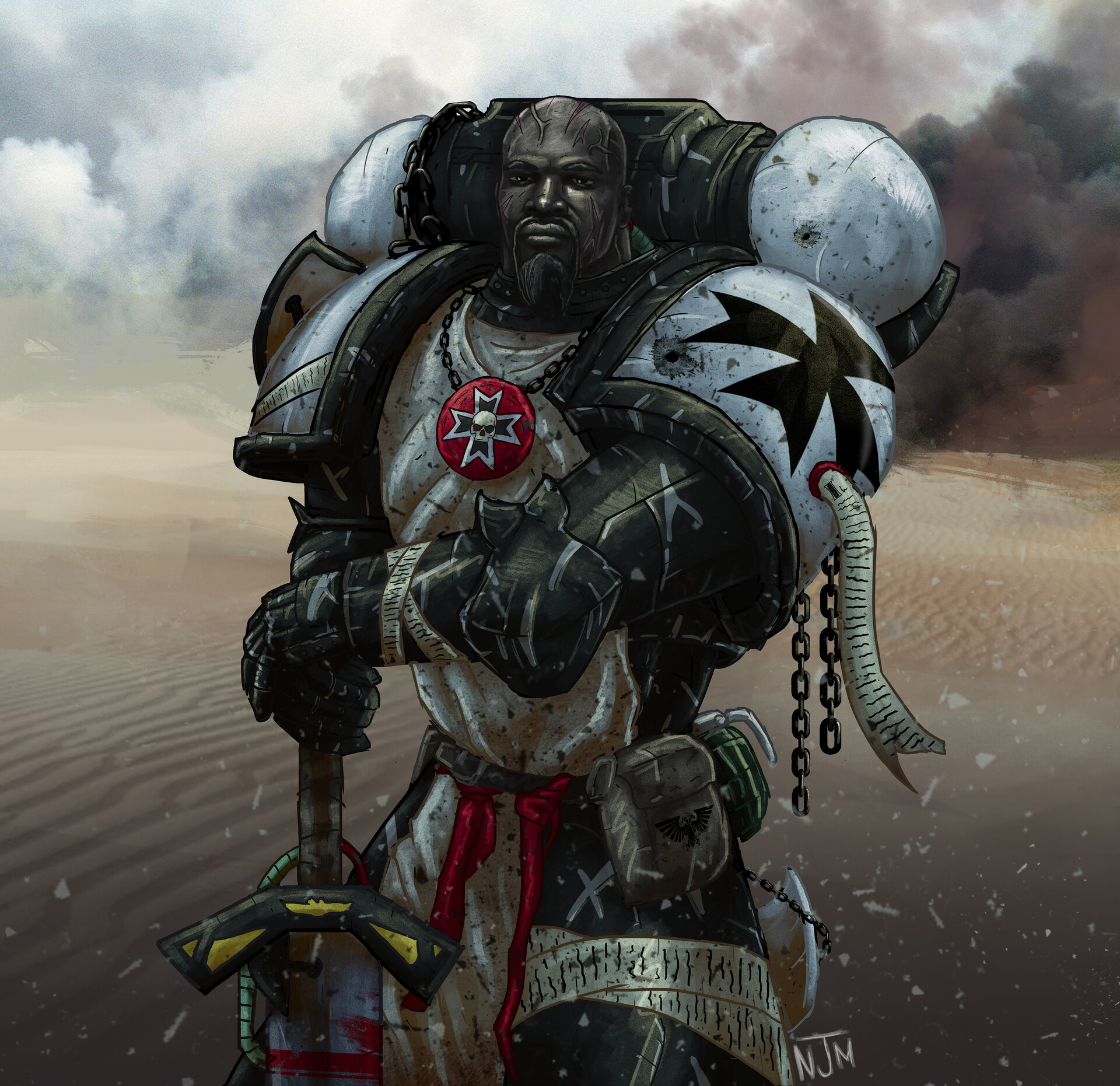 Чёрные Храмовники Warhammer 40000 миниатюры