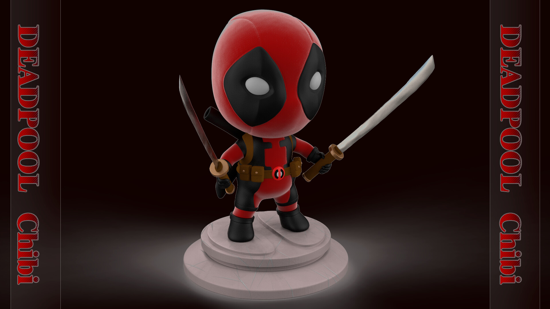 Deadpool discount chibi figure
