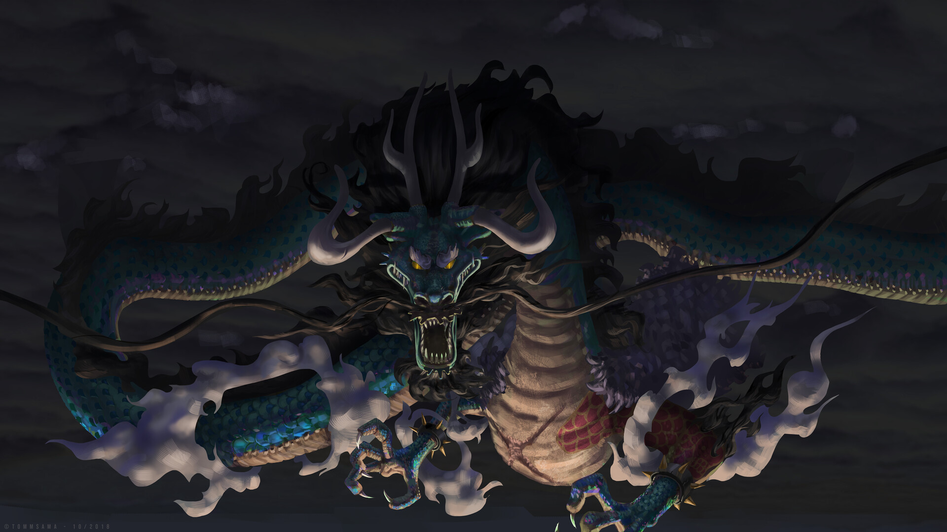 Artstation One Piece 921 Colorization The Beast Thomas Da Silva