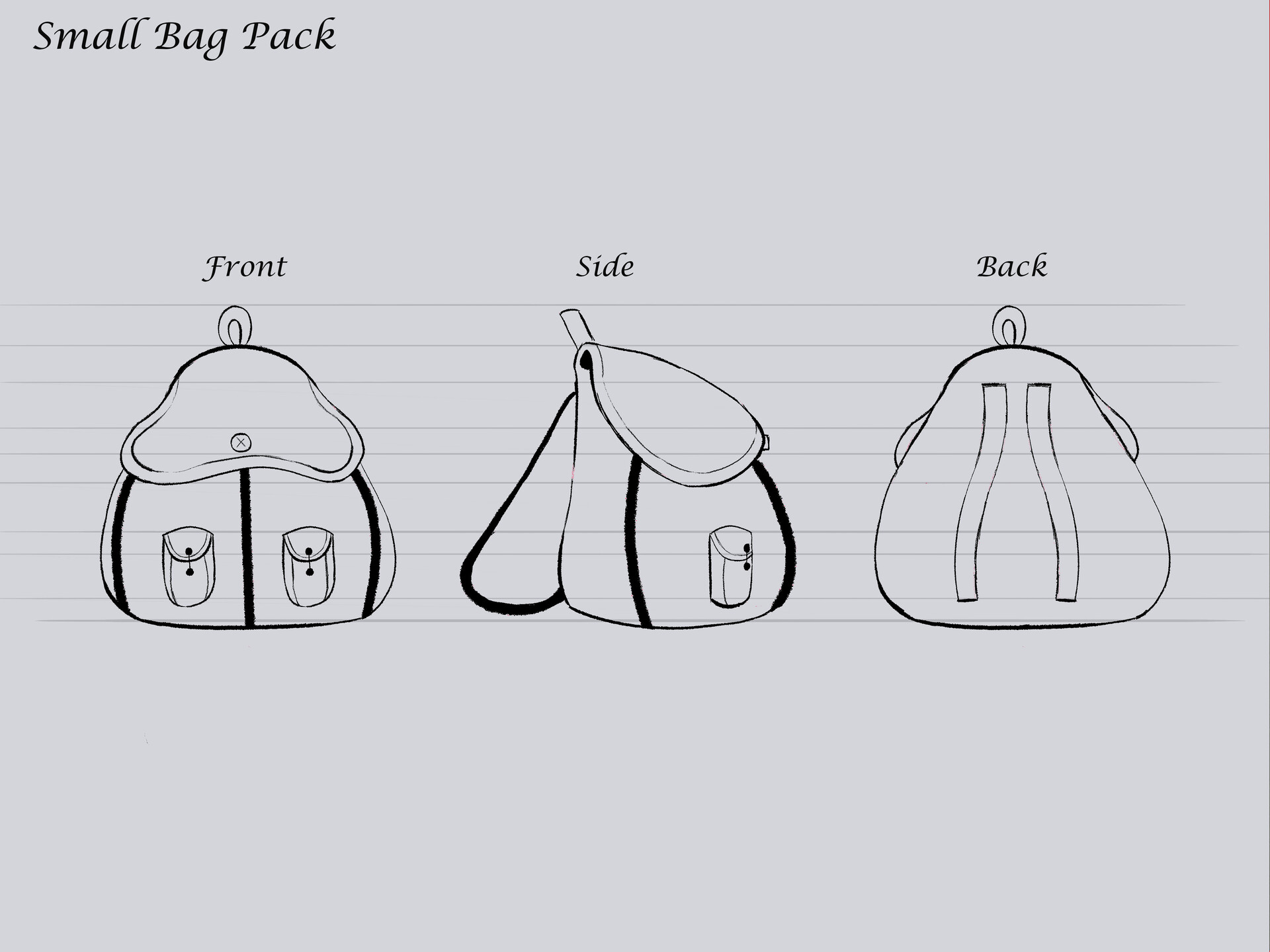 ArtStation bag back design 2 (rounded)