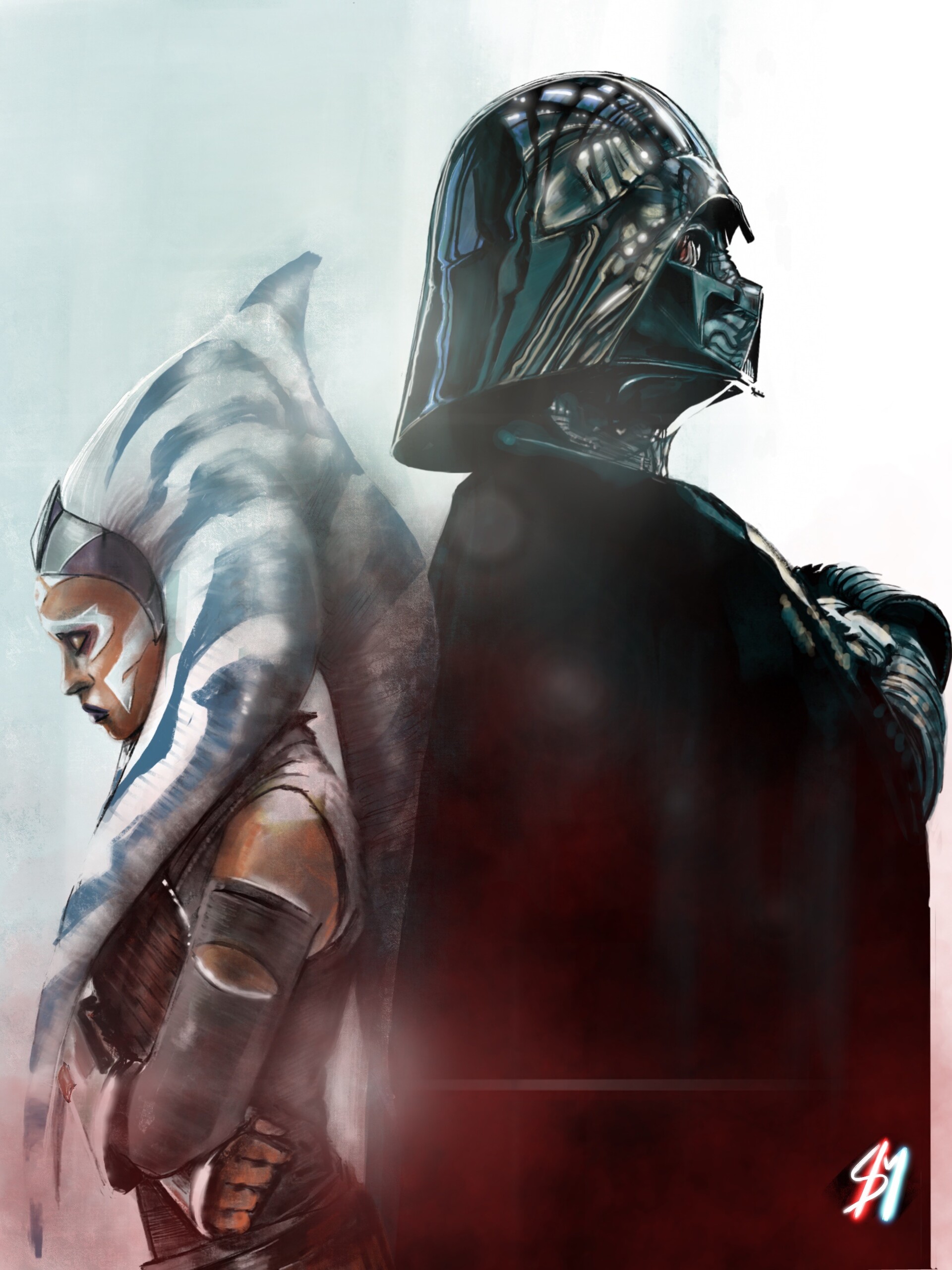 Artstation Ahsoka Vader Sean Miller