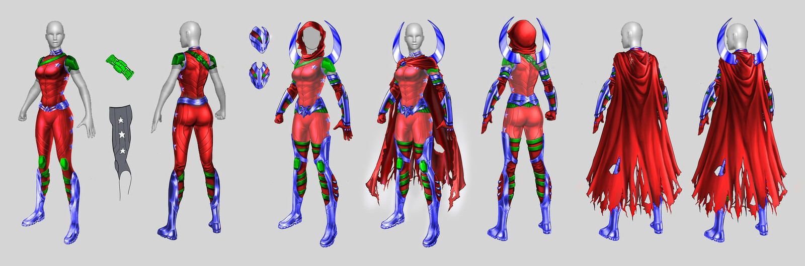 RGB channels for color customization.