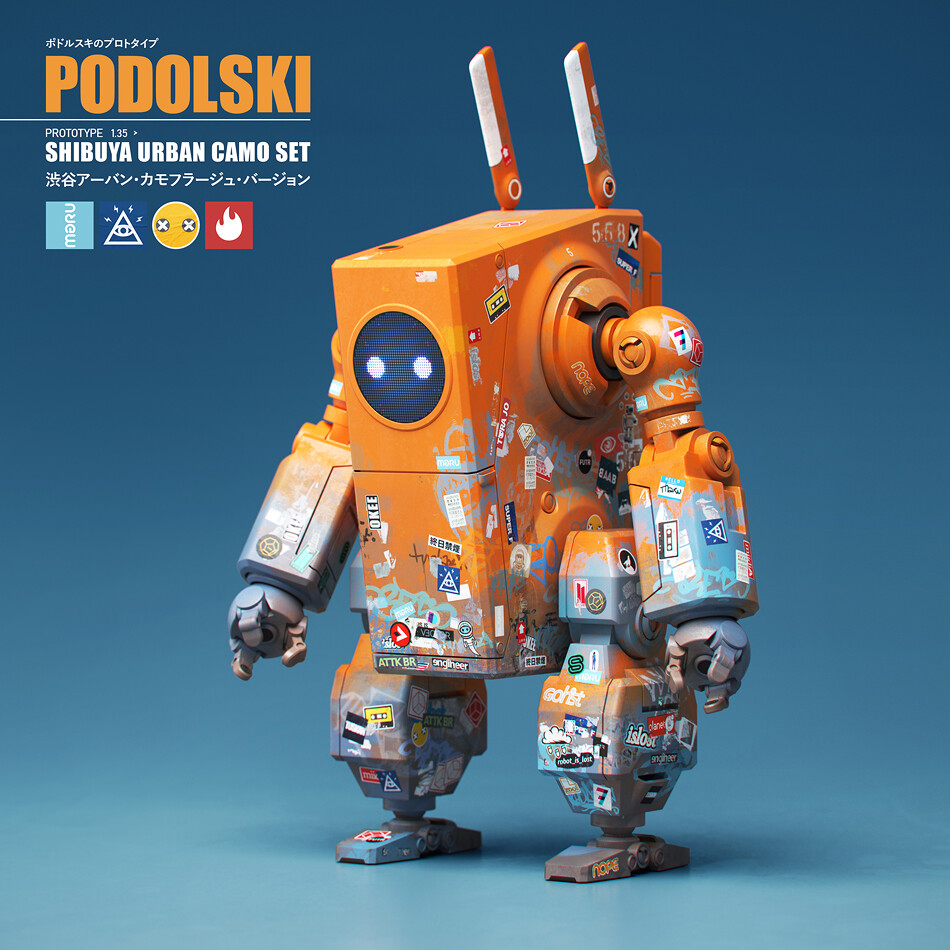 Artstation Podolski Prototype Malcolm Tween