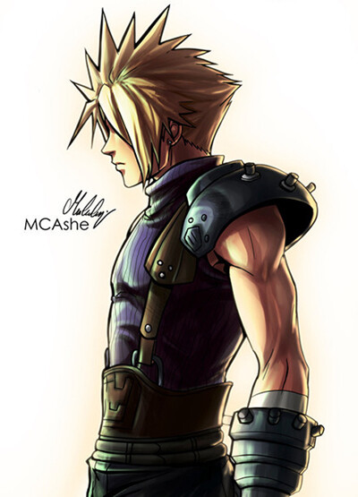MCAshe . - Cloud / Sephiroth FFVII artwork
