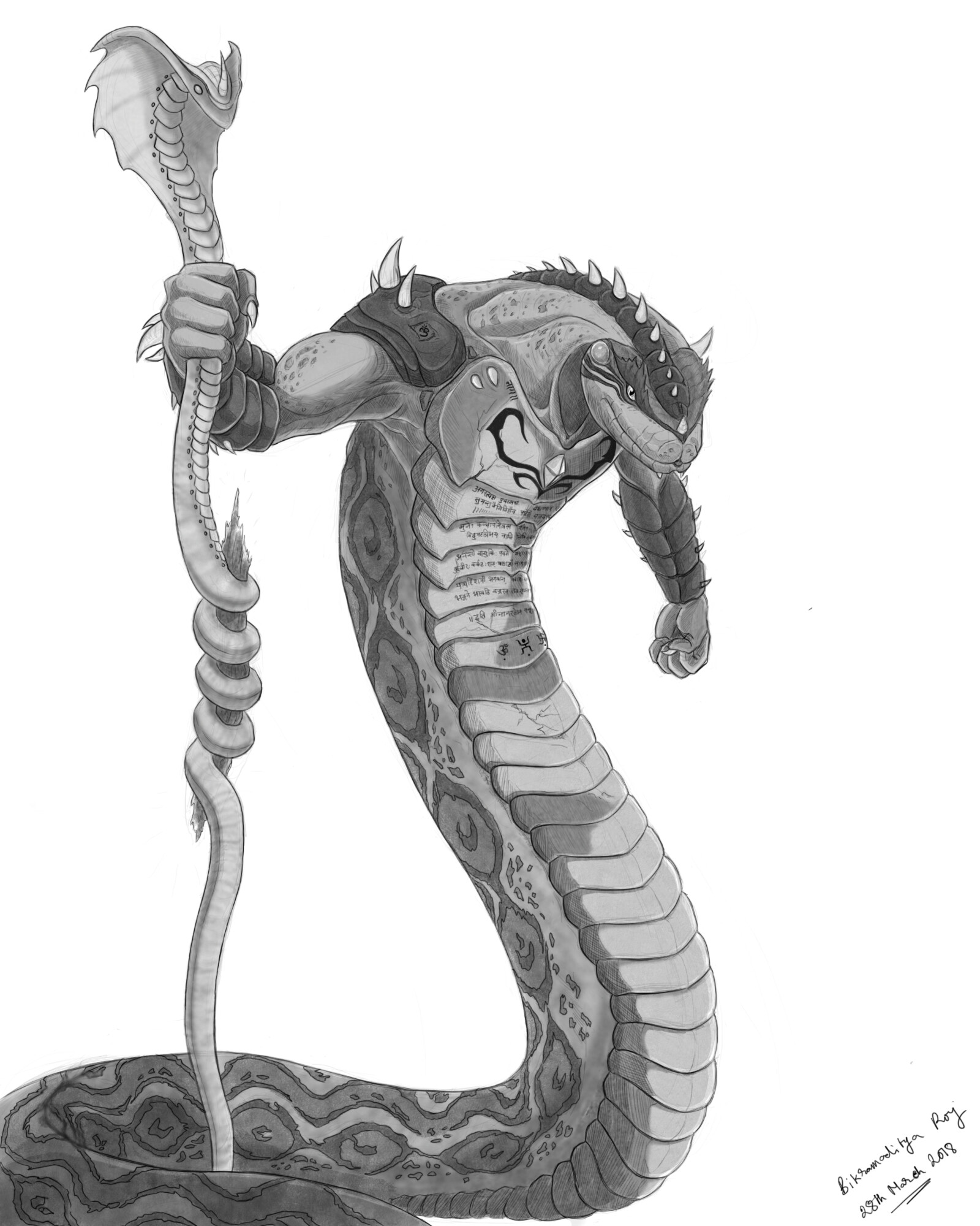 Lord Takshak Vasuki, the snake finds its mention in the ancient holy books. none