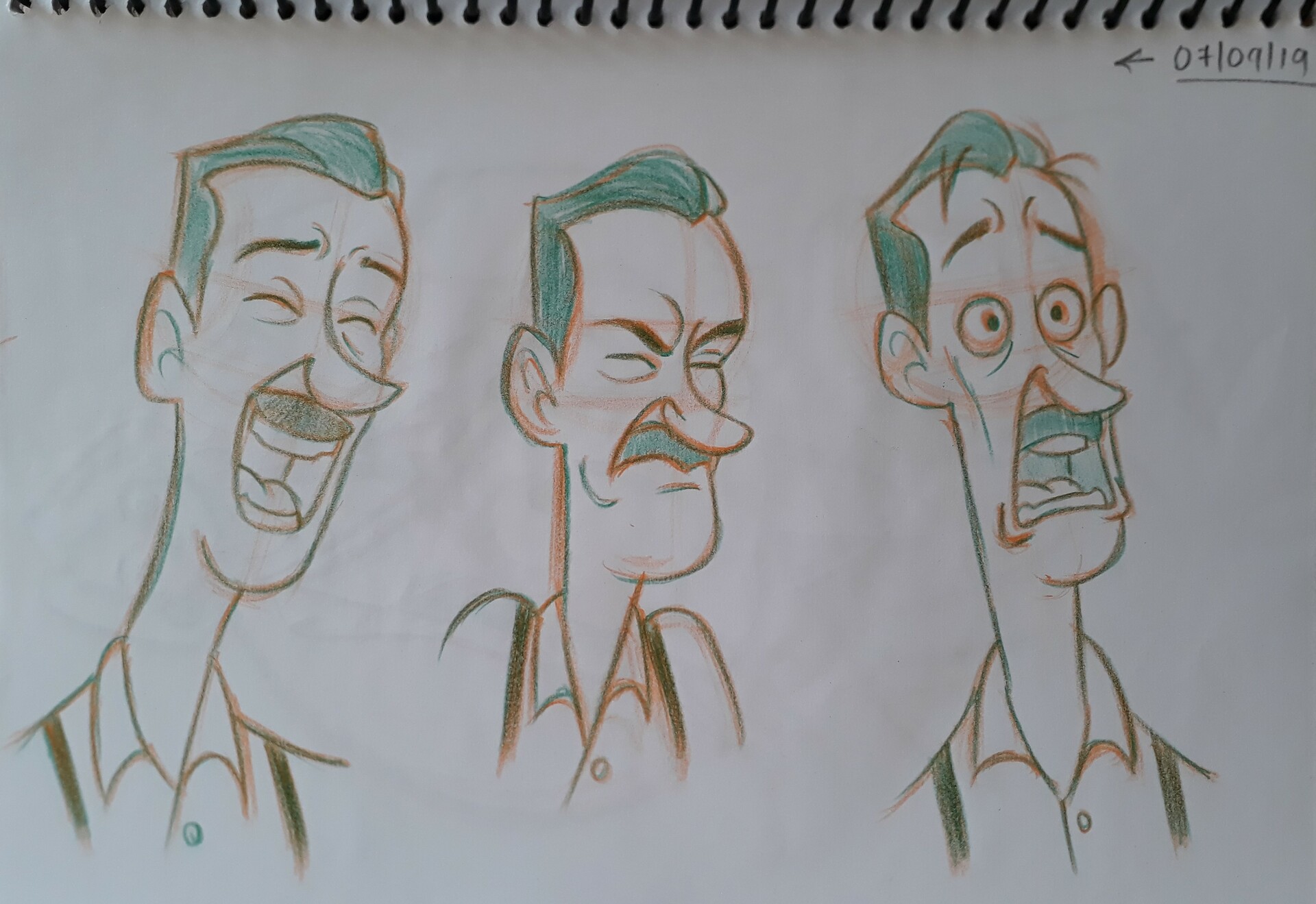 Tanisha M Facial Expressions,Anime Pencil Sketch Drawing