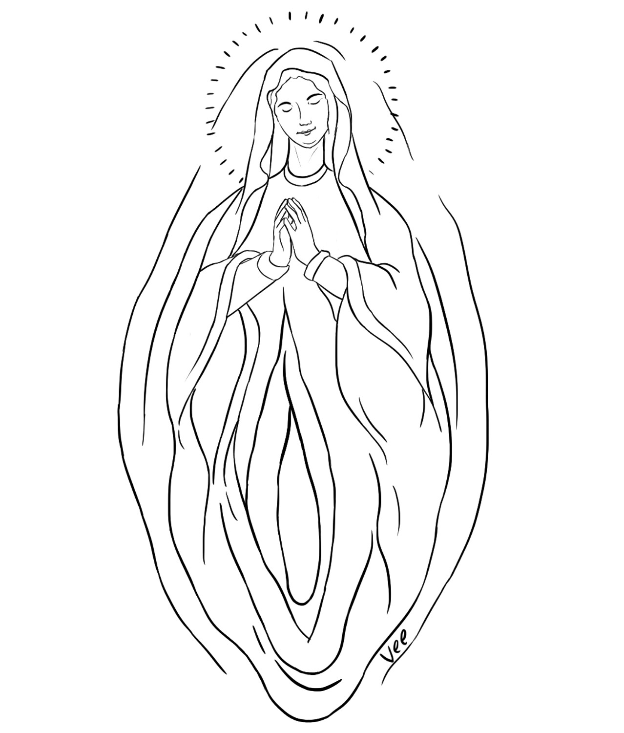 Virgin Mary Vagina