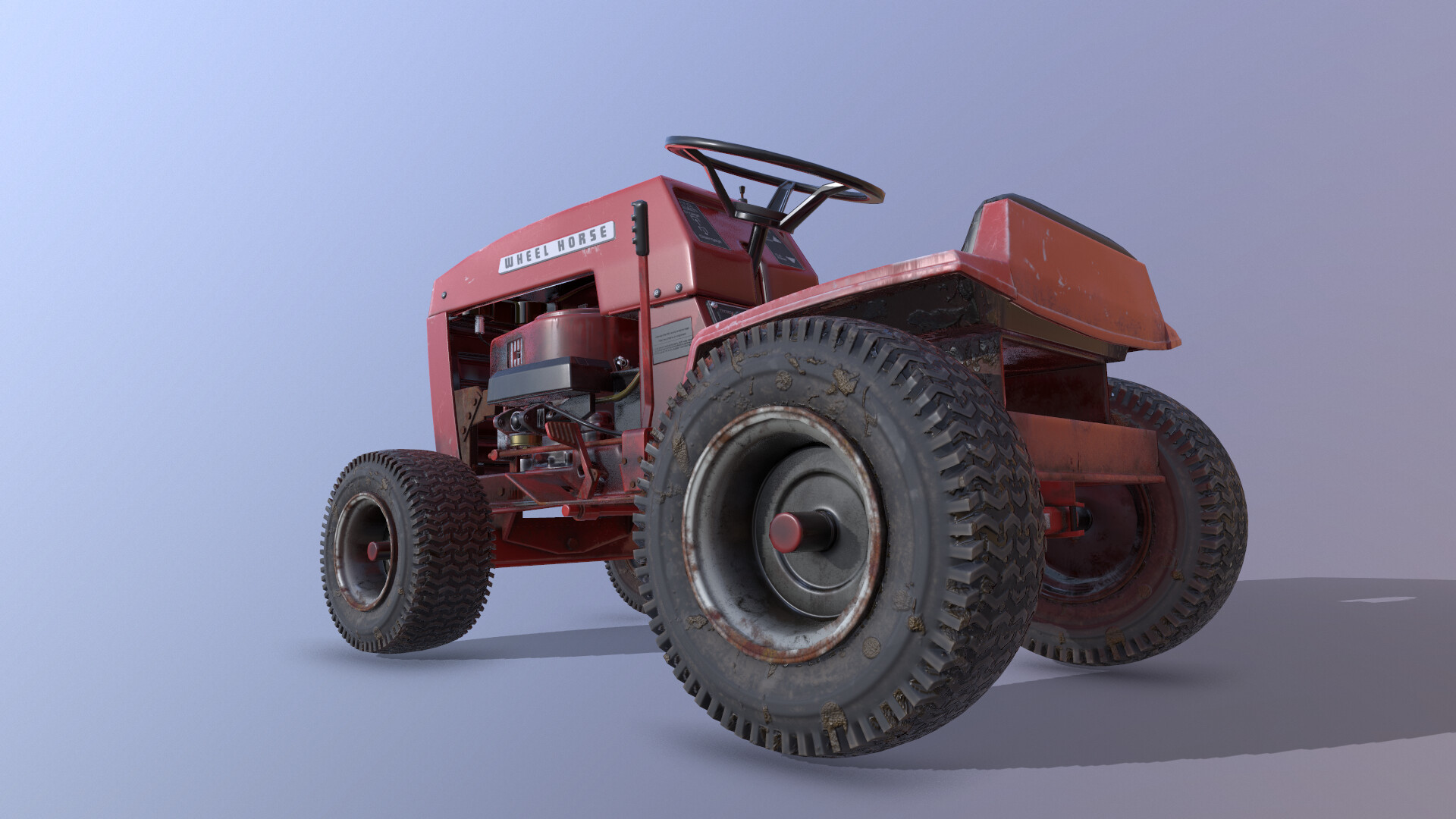 Caspian Fortune Wheel Horse Lawn Ranger 800