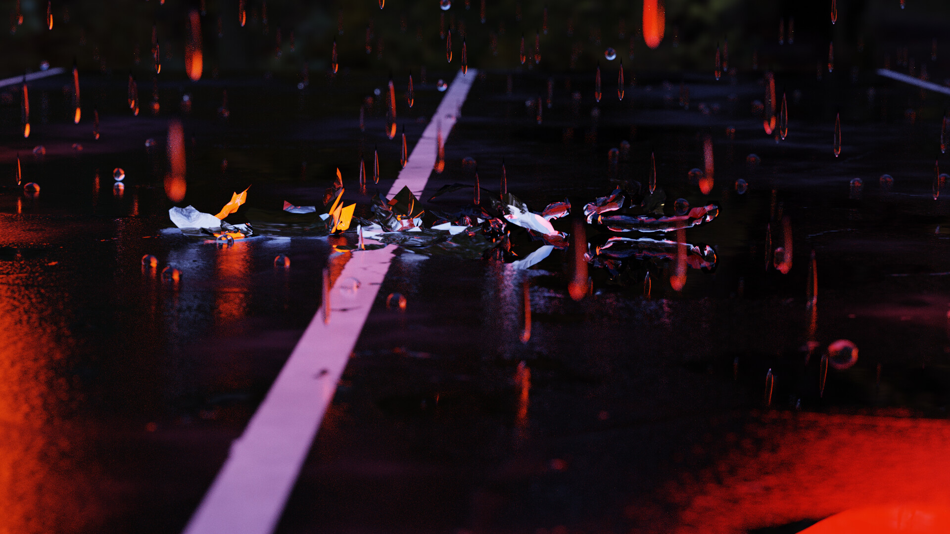 ArtStation - Scatter rain