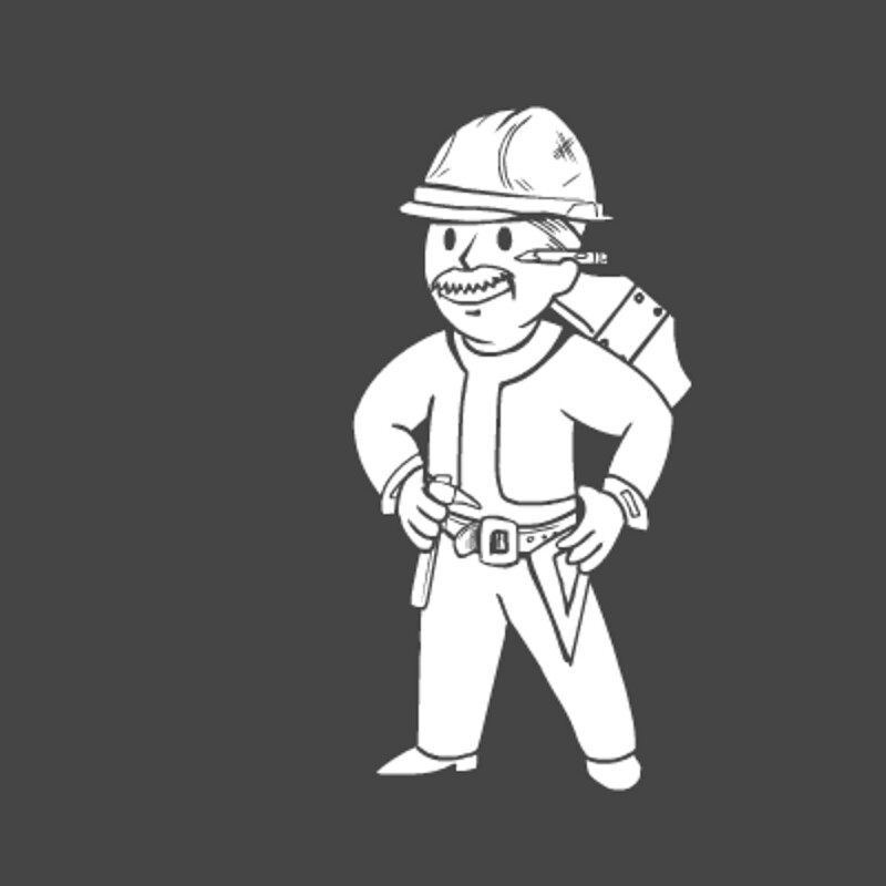 Fallout 4 Sim Settlements RoTC Pip Boy Icon - Construction