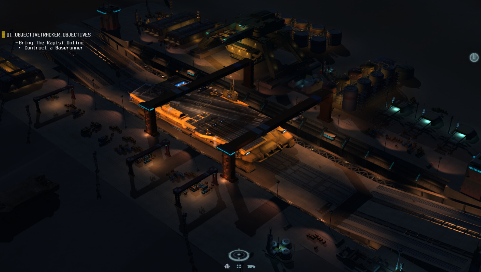 Dry Dock and surrounding area for the super land carriers.  View #1