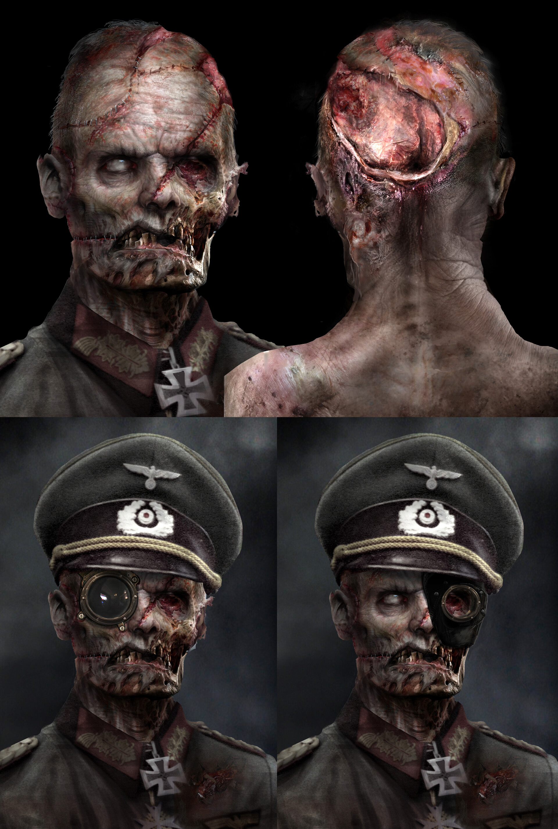nazi zombie costume