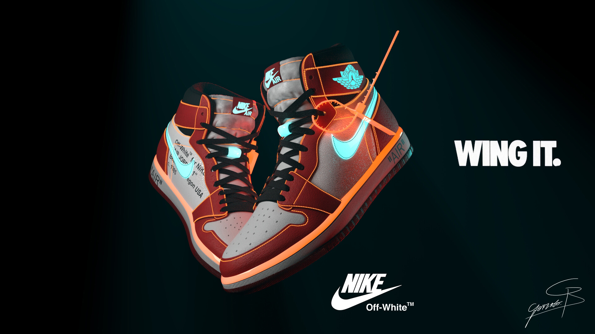 off white jordan wallpaper