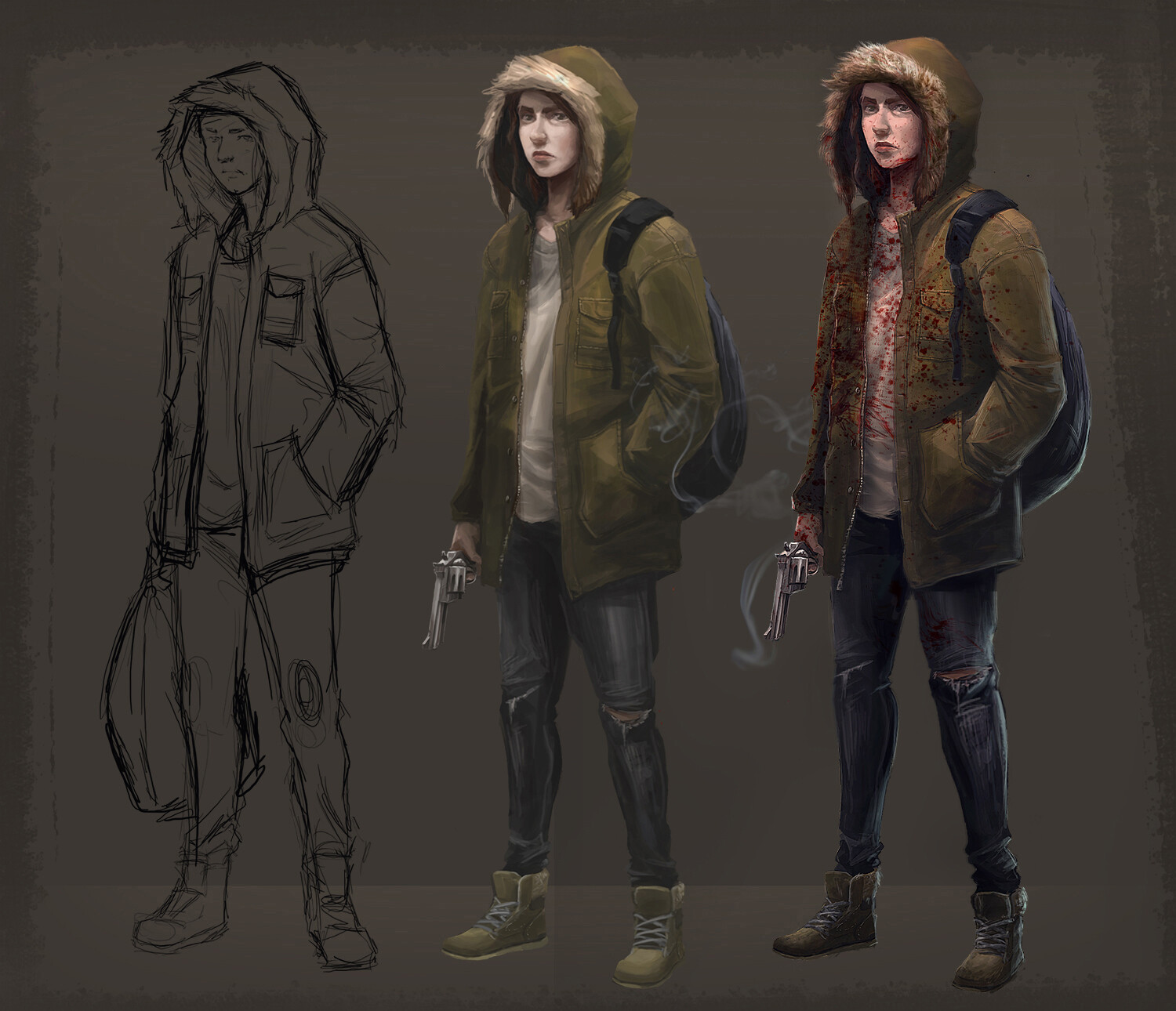 С кого рисовали персонажей the last of us