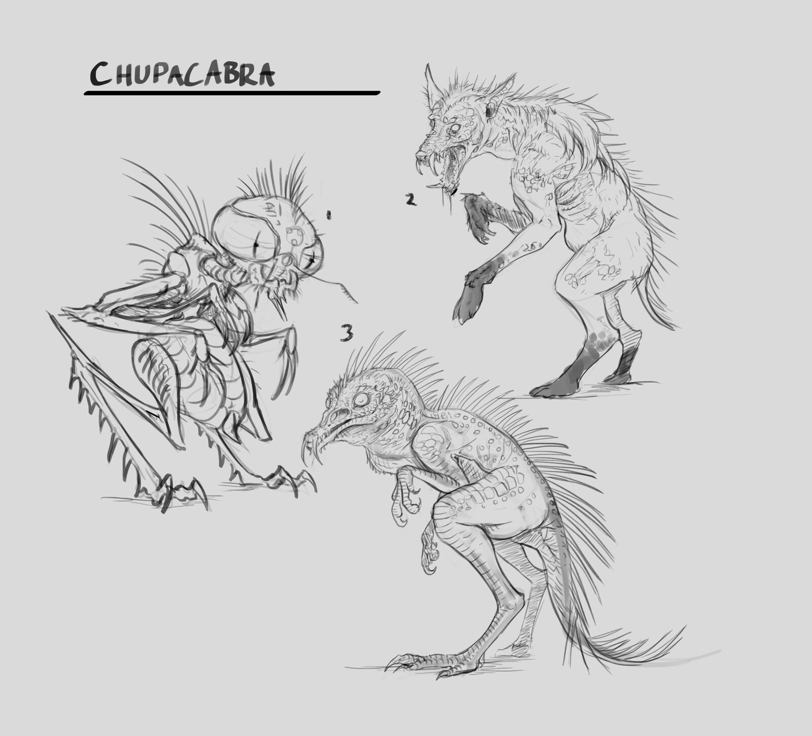 Concept Variants of Chupacabra