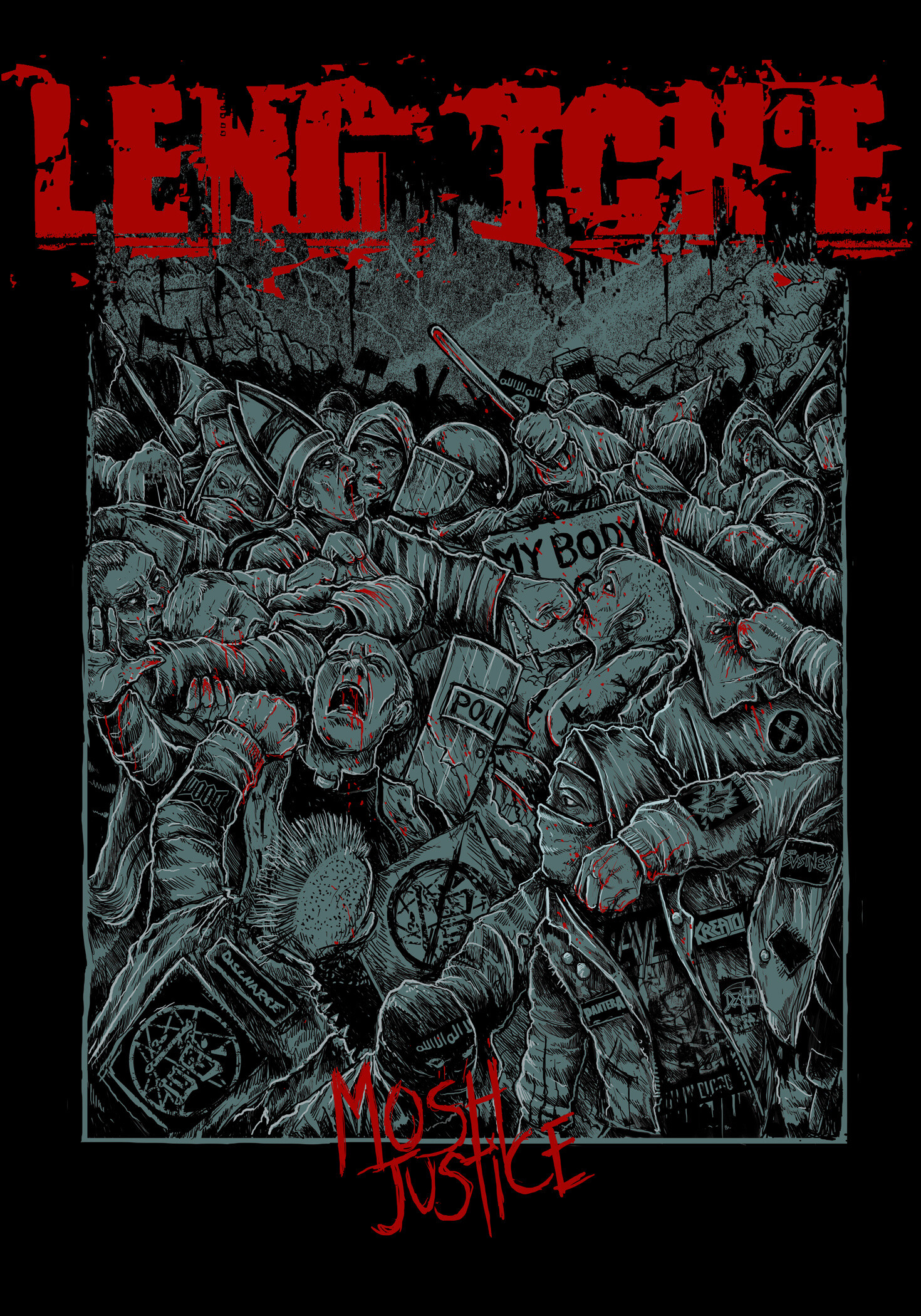 ArtStation - Leng Tch’e - Mosh Justice