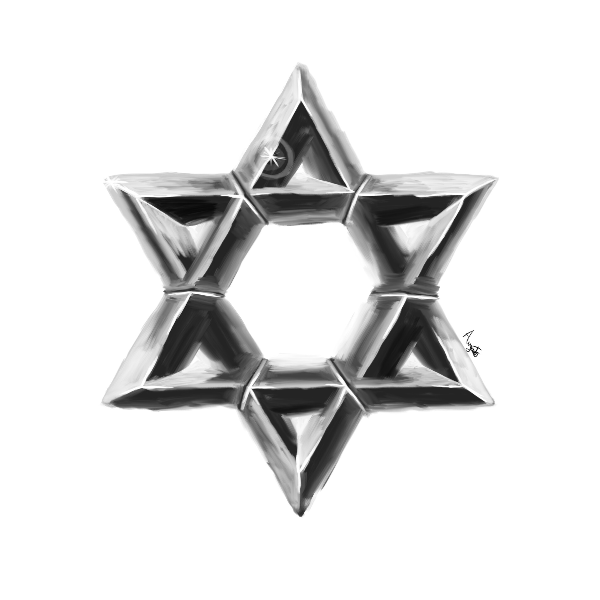 ArtStation - Star of David, image size:1920x1920
