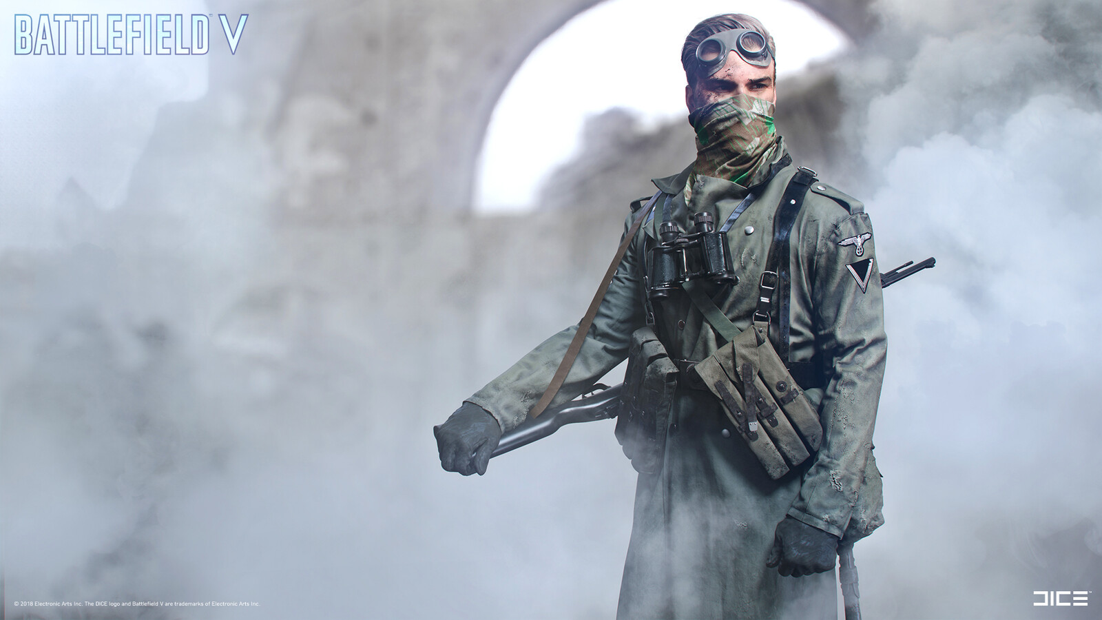 "Battlefield V" - Axis Sniper "field" - Customization concept art