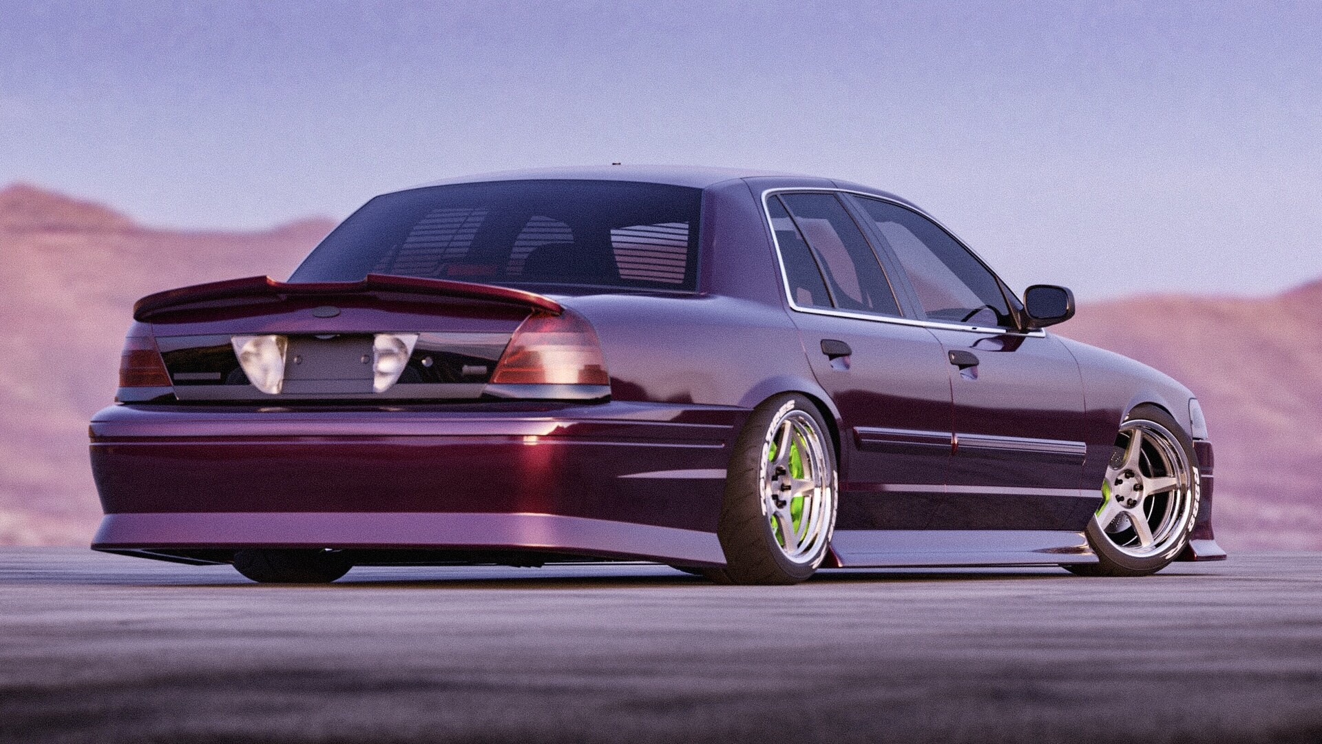 Cameron Parmer BN Sports style Crown Victoria