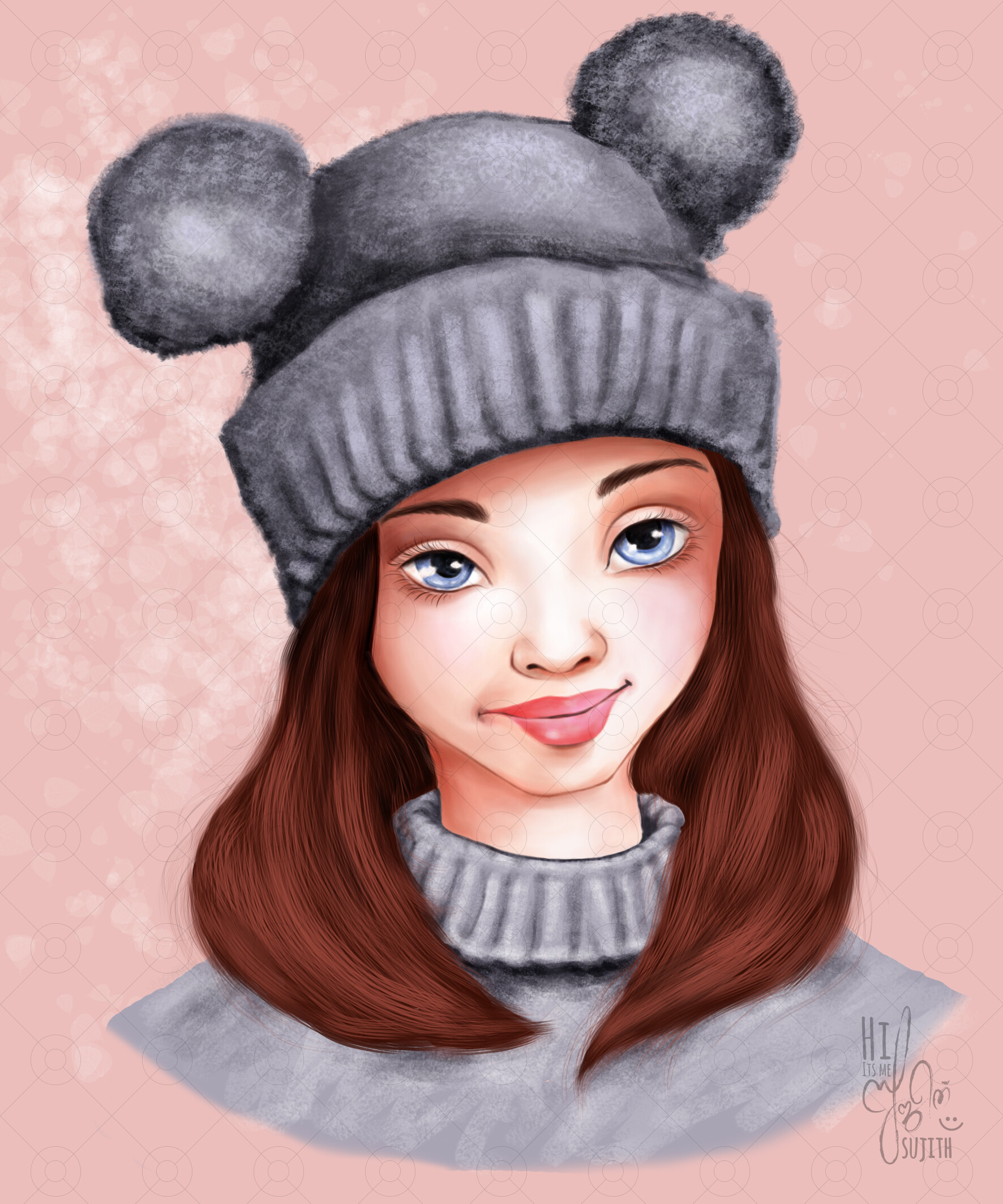 Artstation Bunny Girl Photoshop Digital Painting Sujith Ta