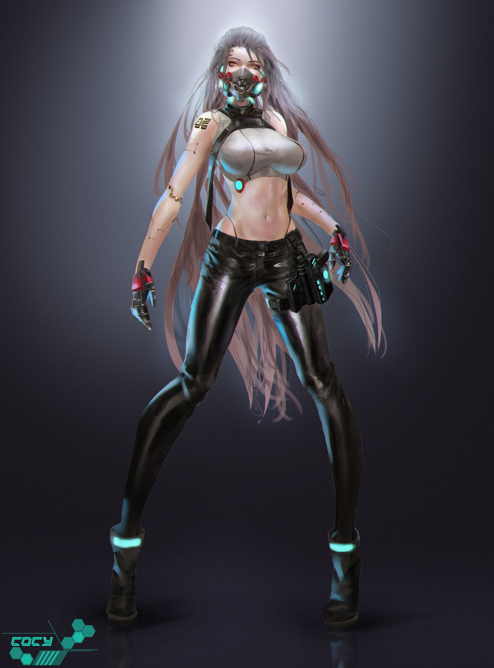 Cyberpunk sci fi girl фото 105