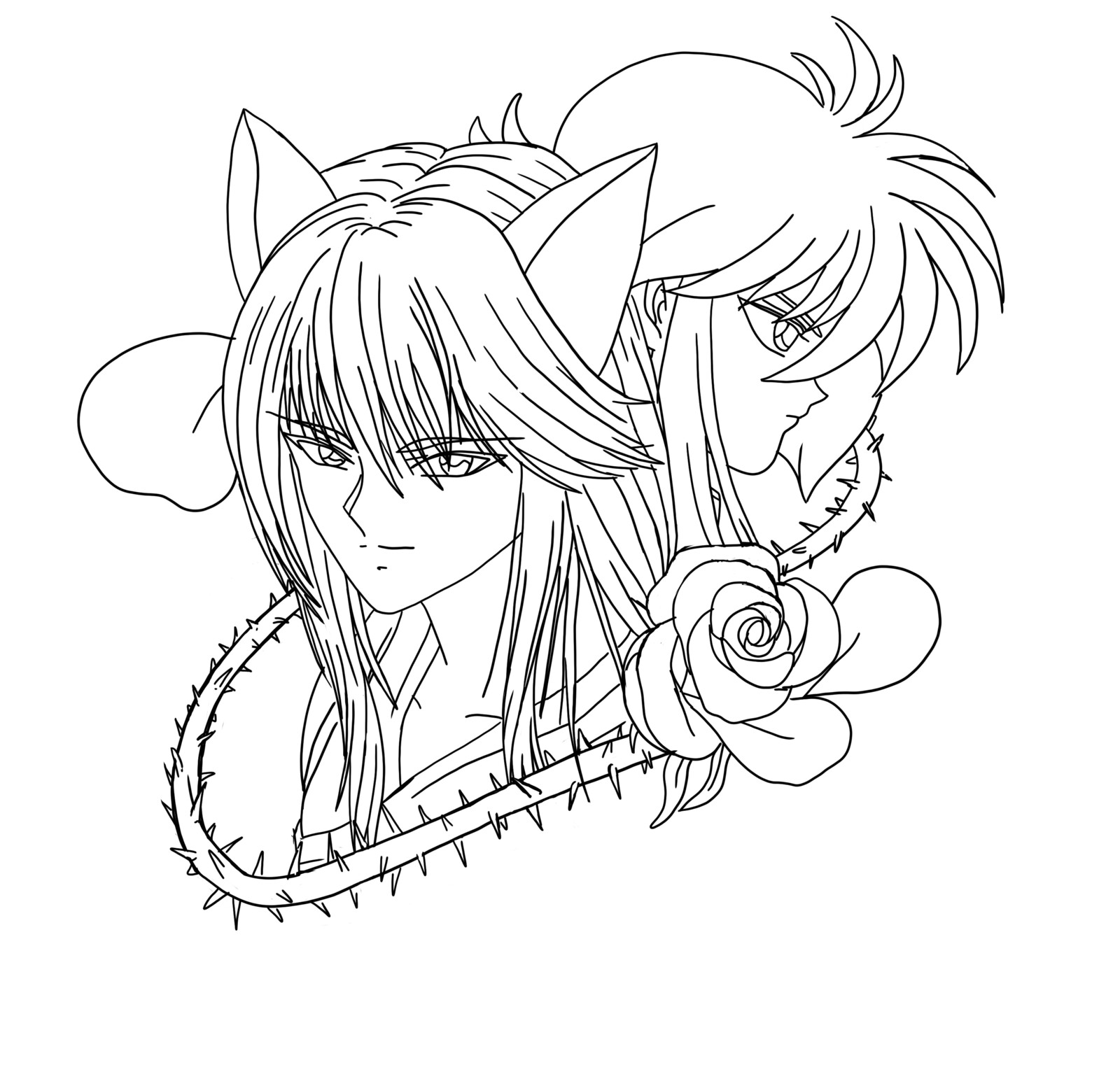 Artstation Yoko Kurama Yu Yu Hakusho Fanart Tattoo Design Nohm India Zak