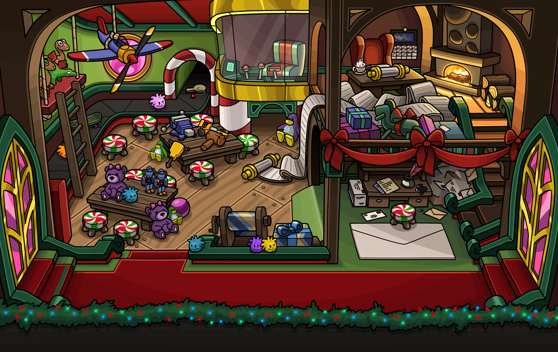 Andrew Doll - Club Penguin - Holiday Party - School