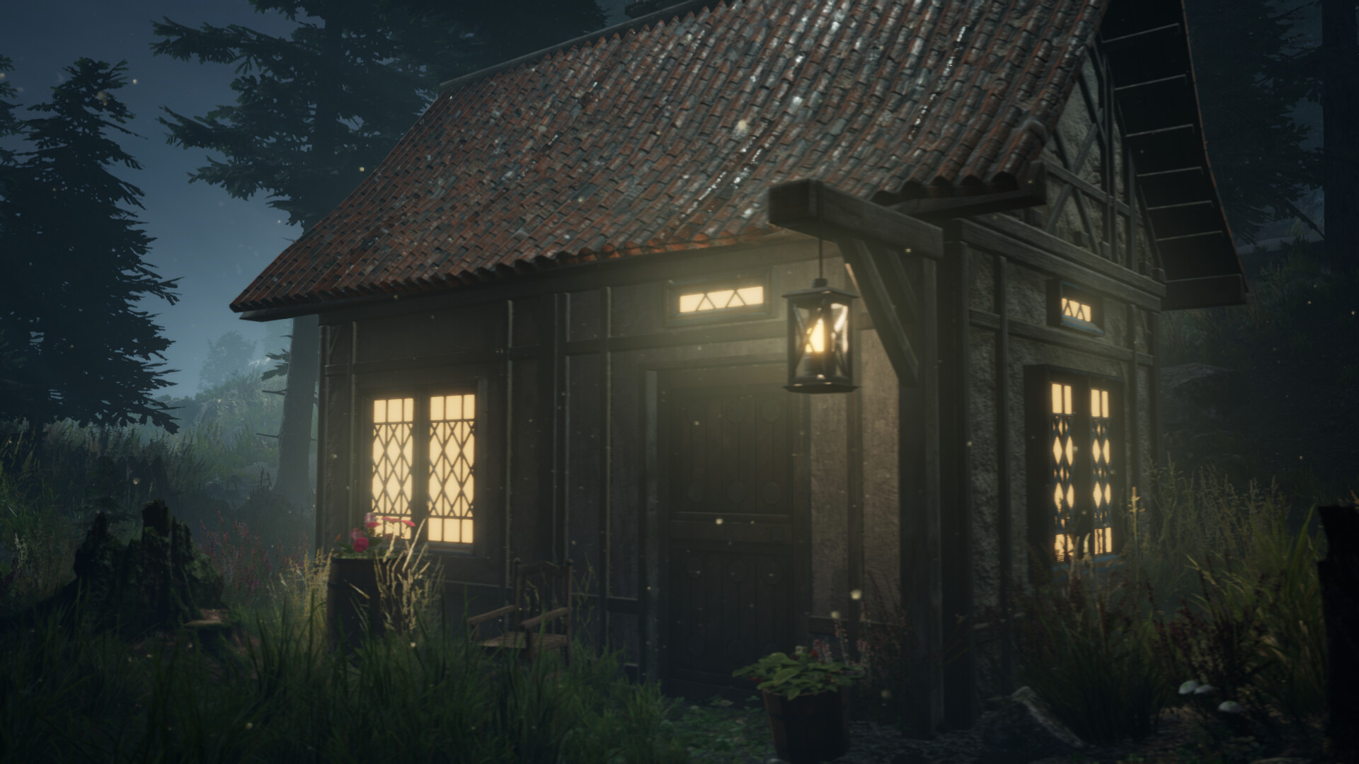 Artstation Cabin In The Woods Lighting Julia Walker