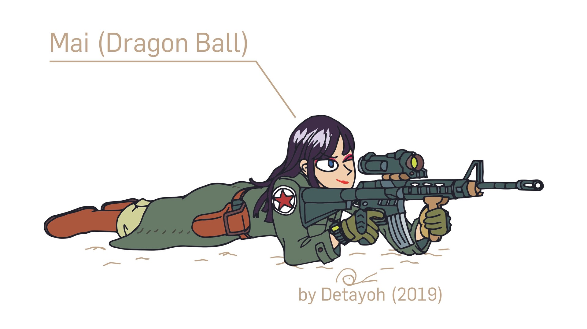 Artstation Mai Dragon Ball Bruno Tarchini