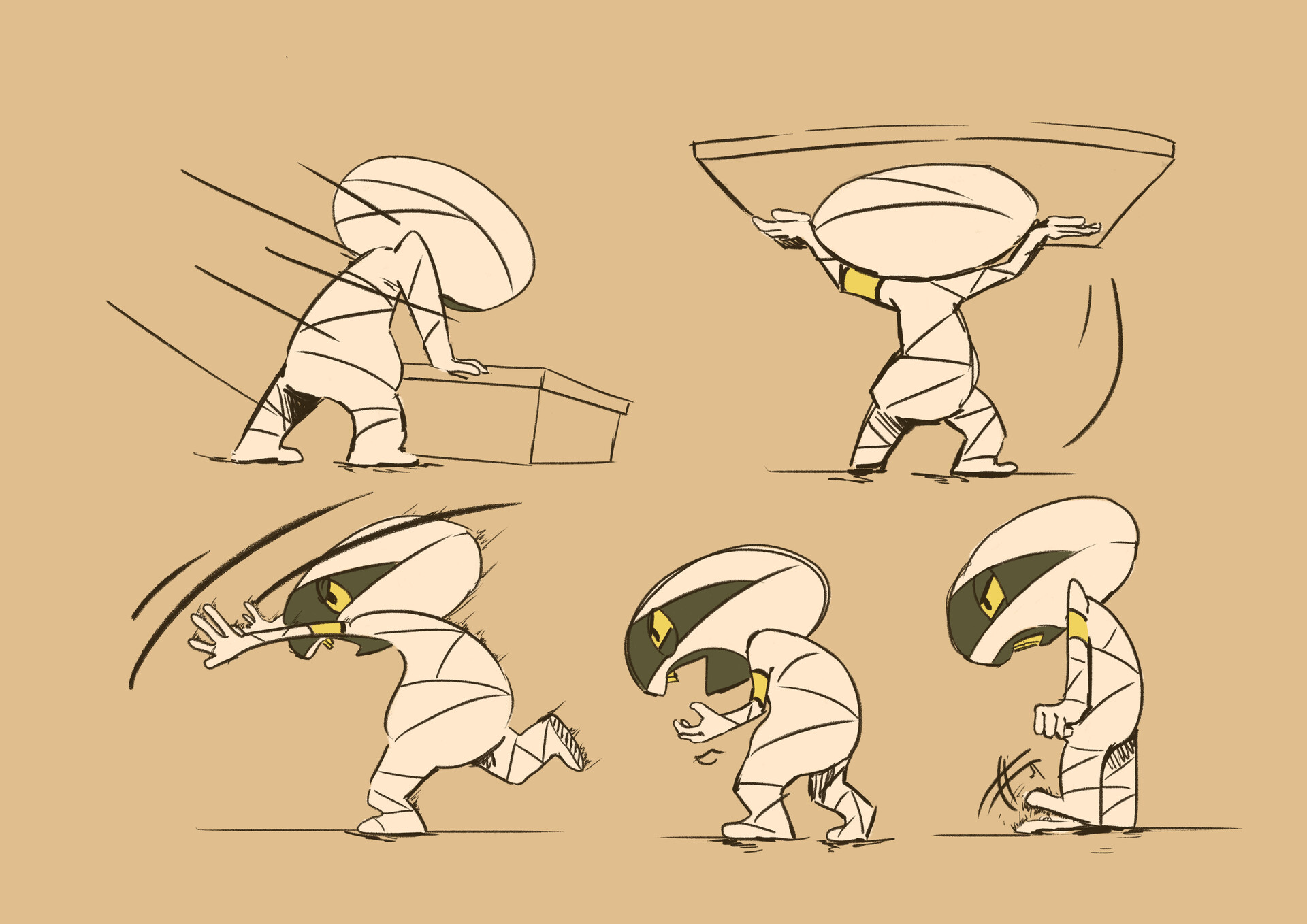 Artstation Key Poses Character Animation Fanny Grevet