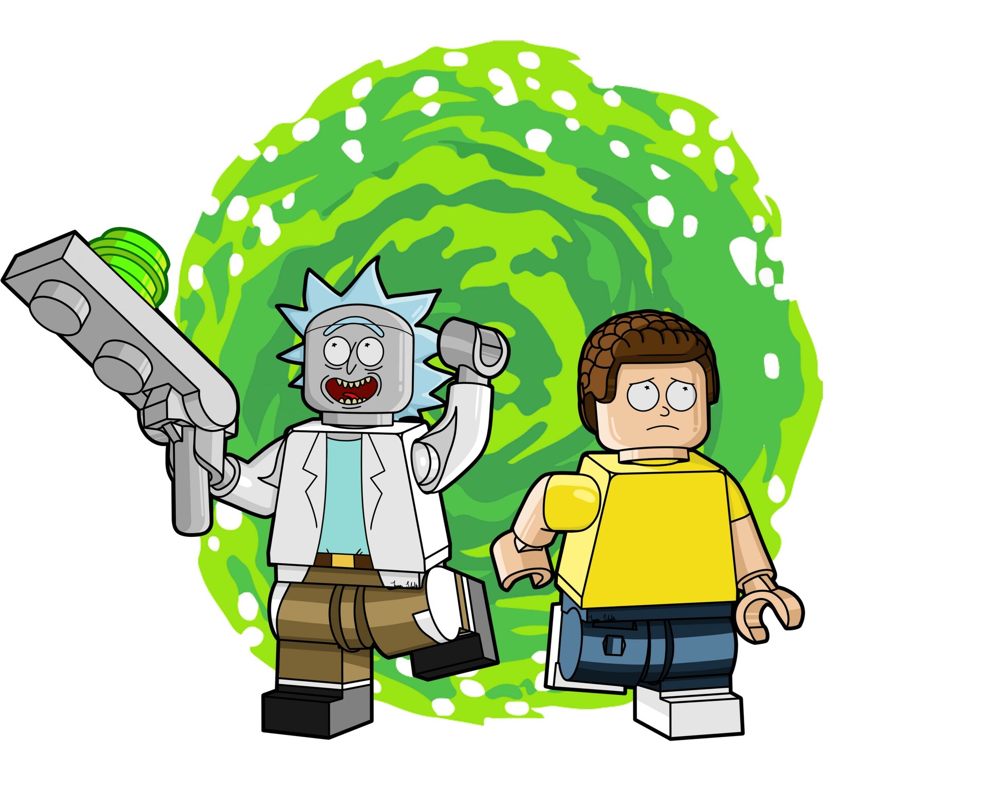 Stige Dripping klar ArtStation - LEGO Rick and Morty