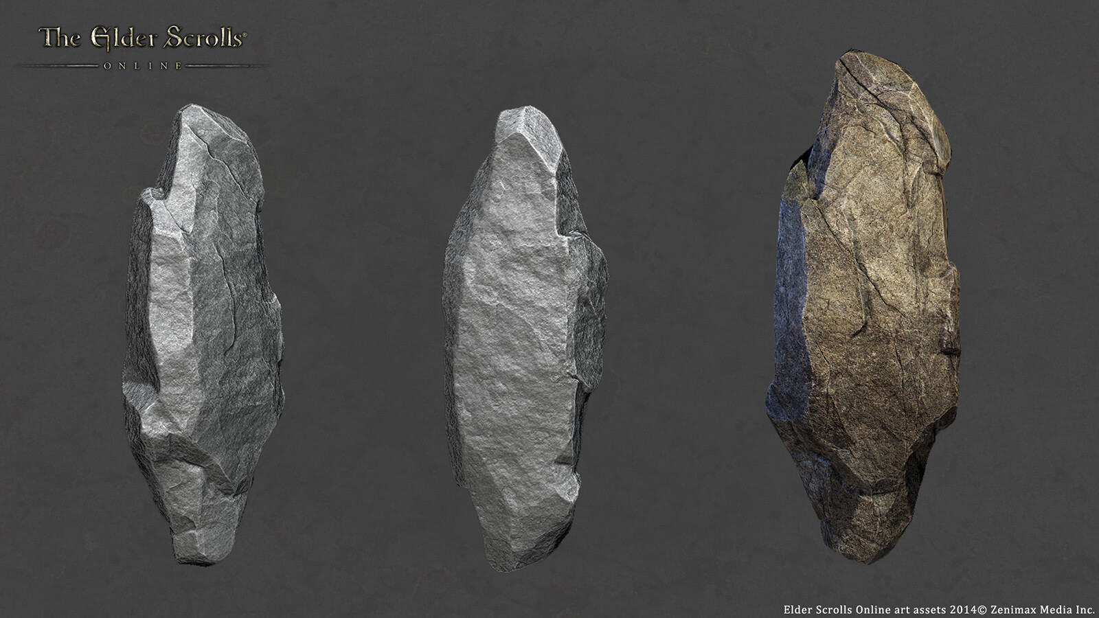 Hero Rock 01- created using 3dsmax/Zbrush and Photoshop for ESO.