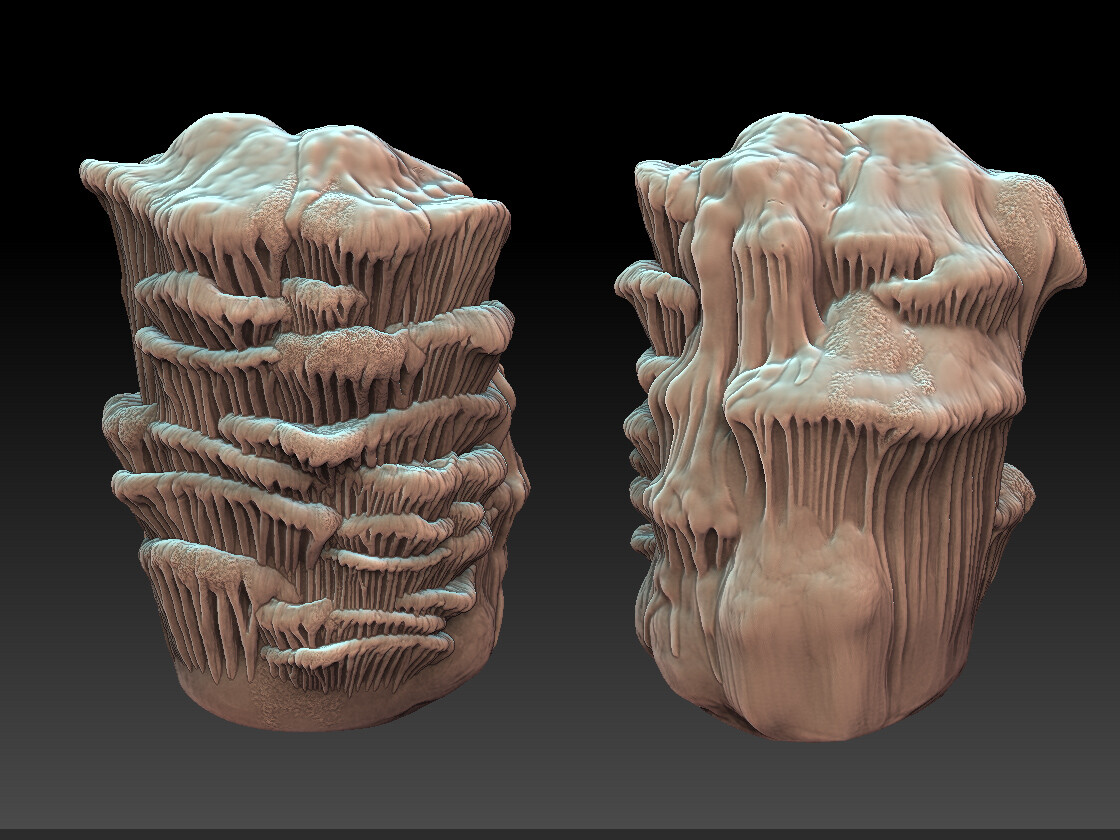 Zbrush sculpt for Hero Stalactite asset created for ESO.