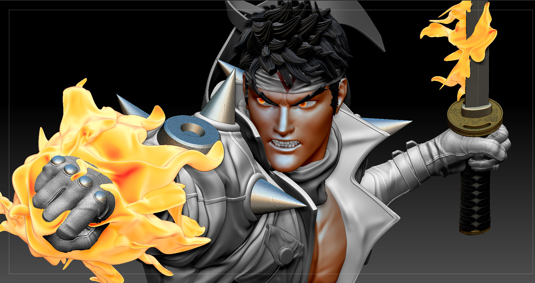 Victor Vasquez - Fanart JIN SAOTOME