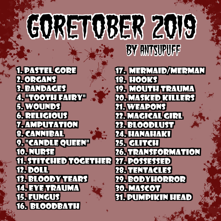 ArtStation Goretober 2019
