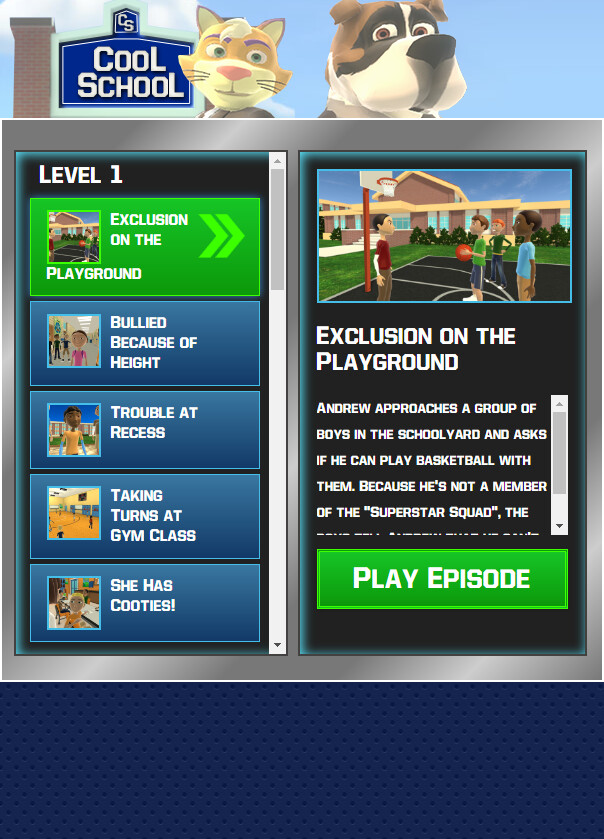 Same UI, showing the responsive design.