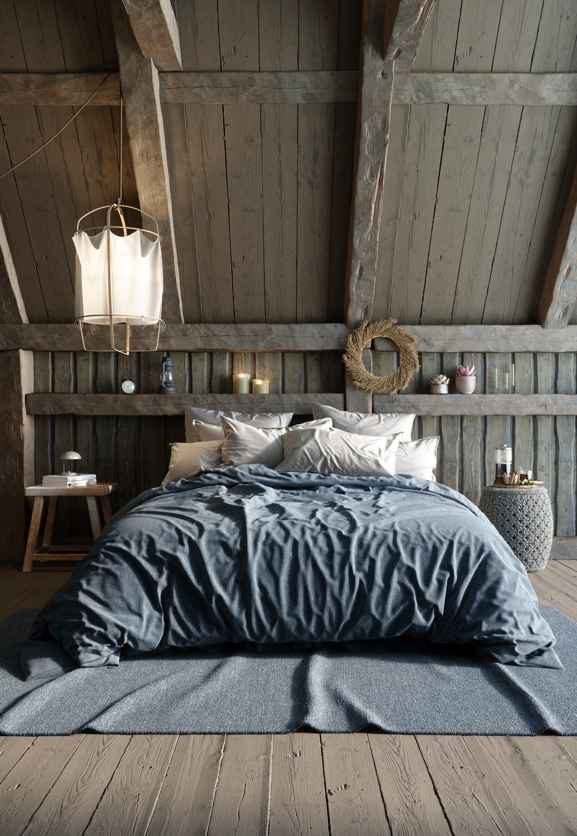 ArtStation - Scandinavian Bedroom