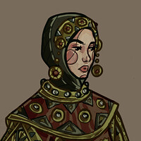 Artstation Elena The Werewolf Warlock Character Concept Art Alexandra Permyakova