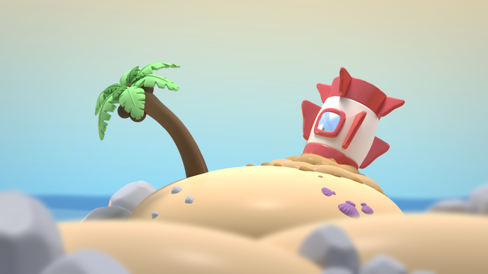 ArtStation - Background for a puppet show, Owen Buckley