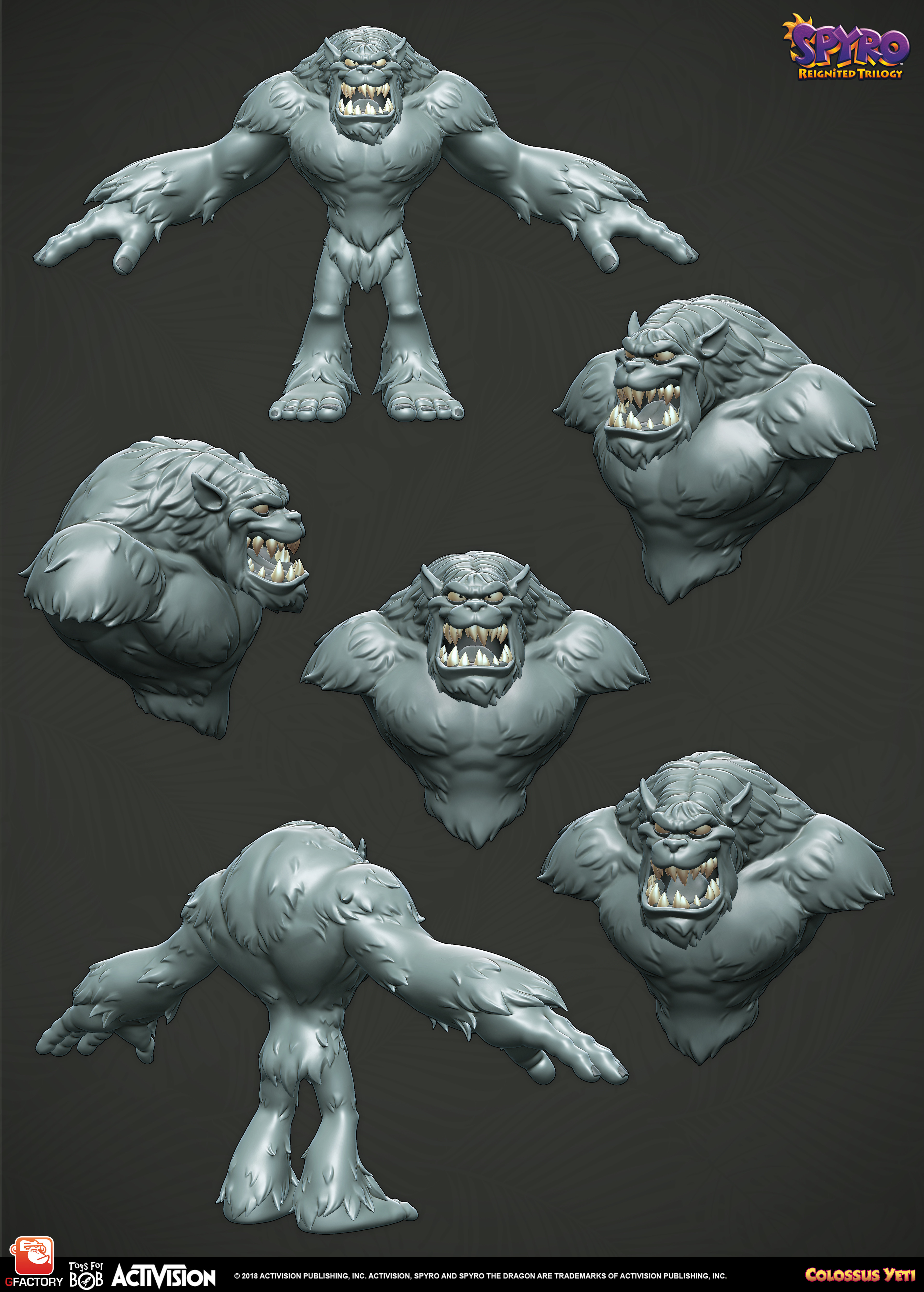 GFactory Spyro 1 Bosses and collectibles