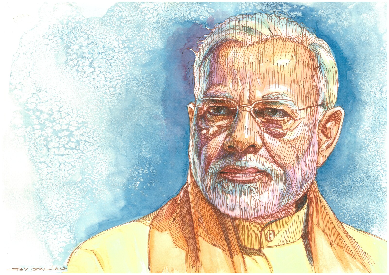 Artstation Narendra Modi Jay Salian