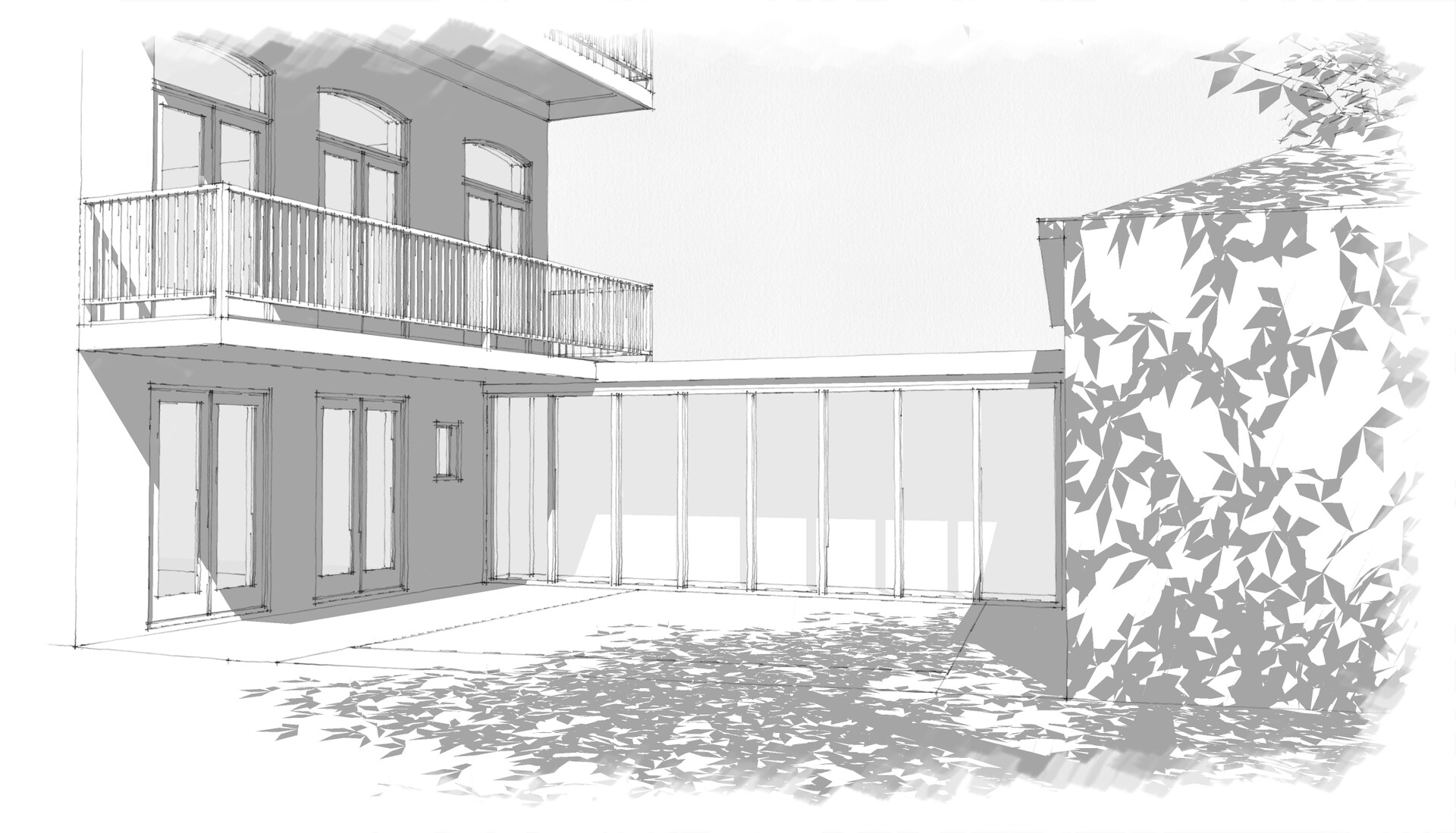 Artstation Garden House Visualization Hans Bij De Vaate