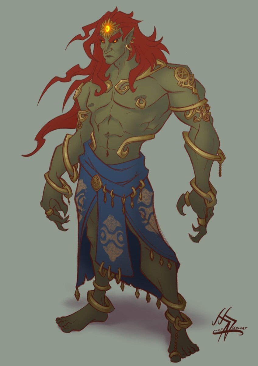 ArtStation - The Legend of Zelda: Breath of the Wild 2 Ganondorf's Awakening