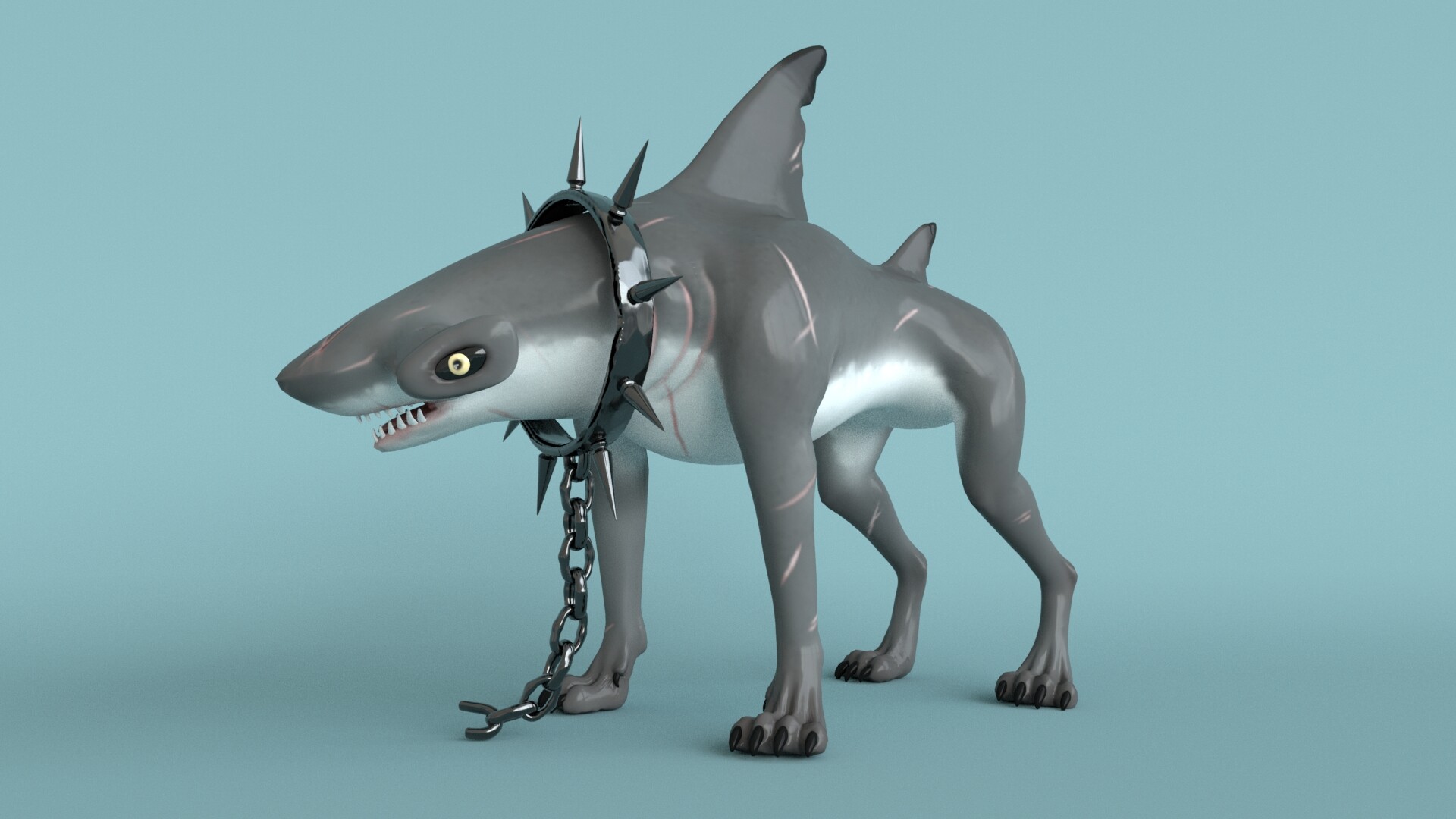 ArtStation Shark Dog