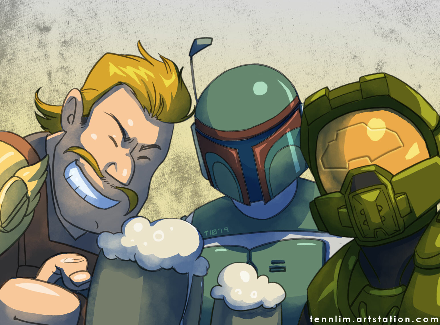 The Bounty Hunter: Easter Egg illustrations