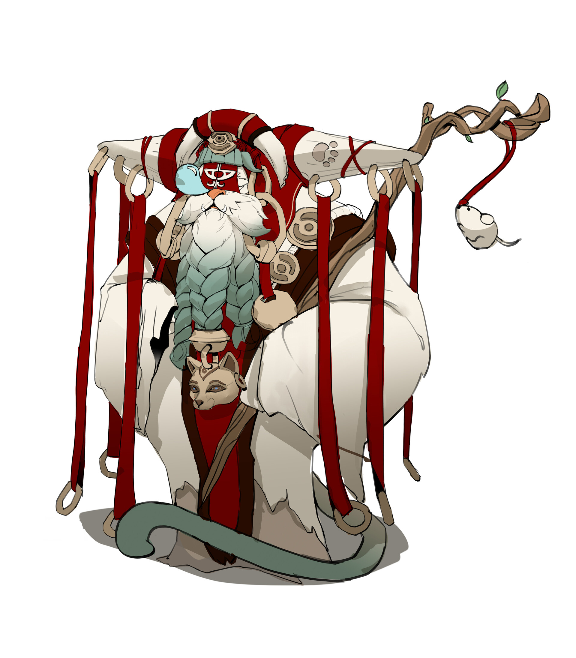 ArtStation Cat priest