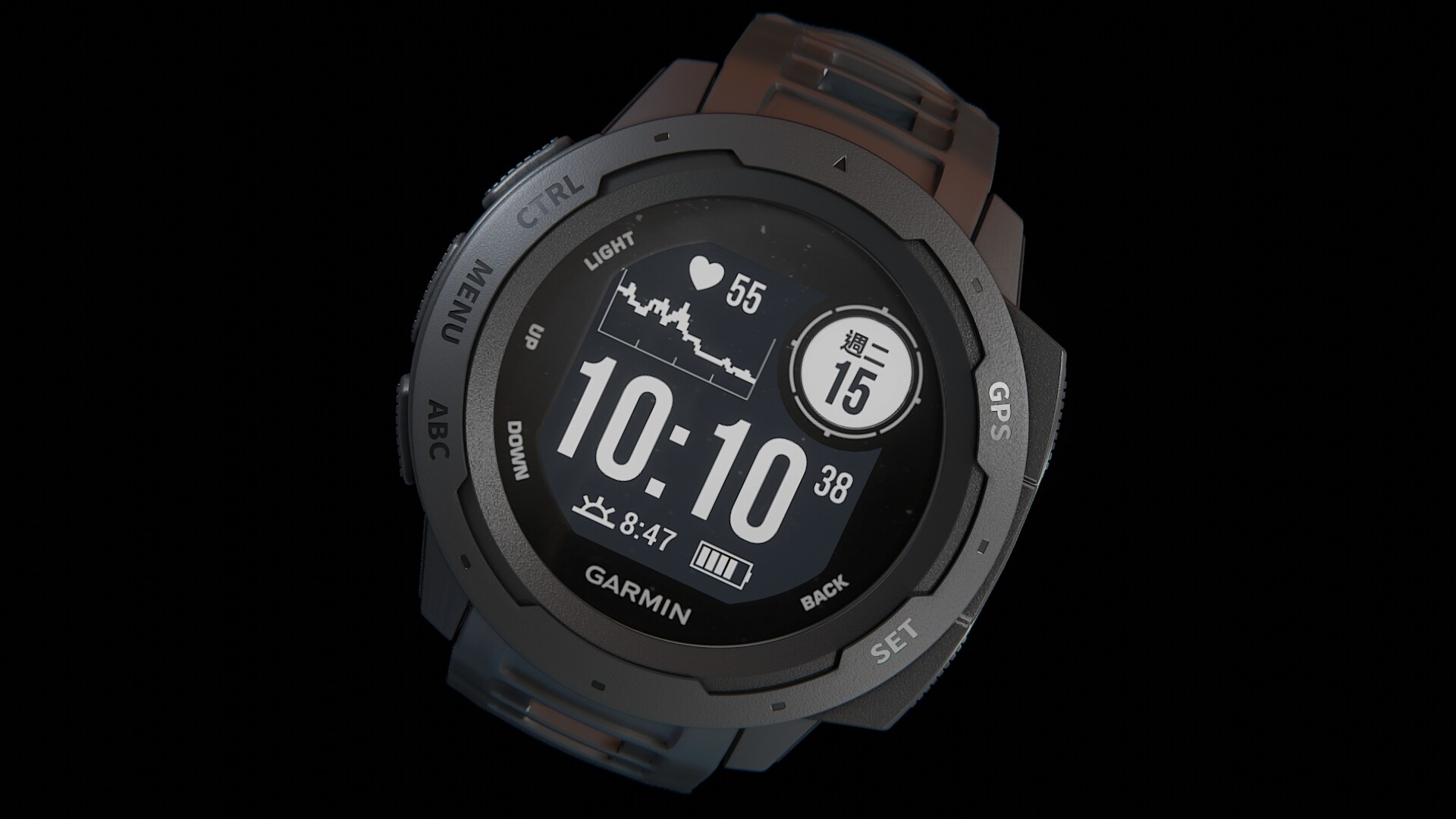 Garmin store instinct noir