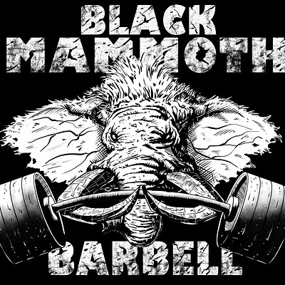 Graham lefroy black mammoth jpeg black background
